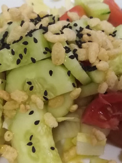 Una foto de Ensalada con crunchy