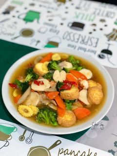Foto resep Sapo Tahu Udang Bakso Ikan