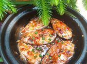 A picture of slice scallions