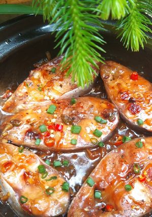 Hình của món Cá saba kho tộ.