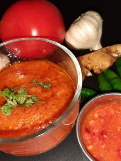 लहसुन अदरक की चटनी (Lahsun Adrak ki chutney recipe in hindi) रेसिपी मुख्य फोटो