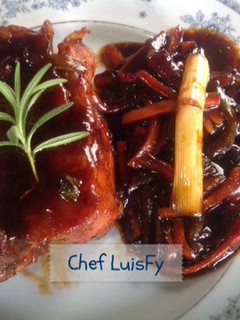 Una foto de Costillas de cerdo agridulce LuisFy