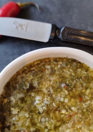 Une photo de Sauce chien ou sauce créole