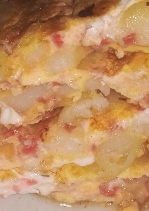 صورة لوصفة فريت اوملات بطريقة مختلفة 🥚🥔😋