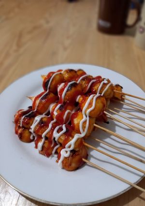 Foto resep Sate Seafood ala korea an