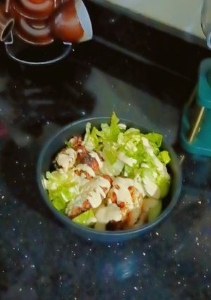 صورة لوصفة سلطة السيزر🤤😋