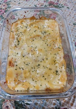 Foto resep Spaghetti Panggang Lumer Keju
