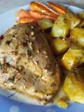 Pollo crujiente a la lima limón