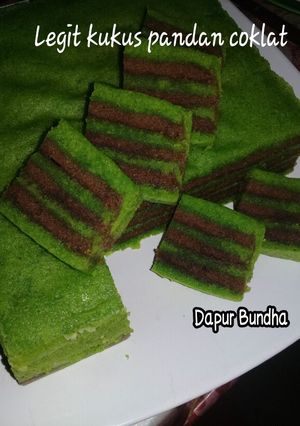Foto resep Legit kukus Pandan Coklat