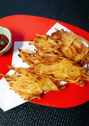 A picture of Fried Green Papaya.