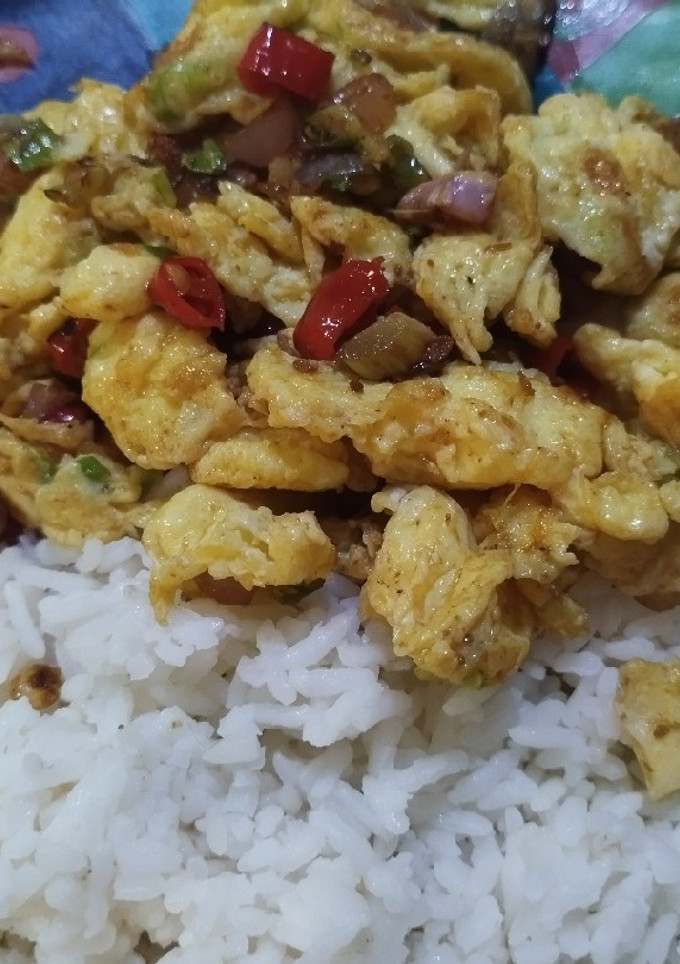 Foto resep Telur cabai bawang