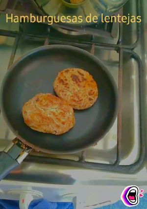 Una foto de Hamburguesas de lentejas para niños 🤗