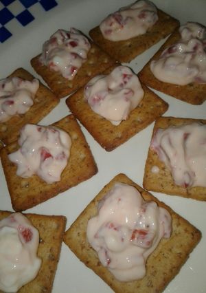 Una foto de Canapés de morrón! 😉