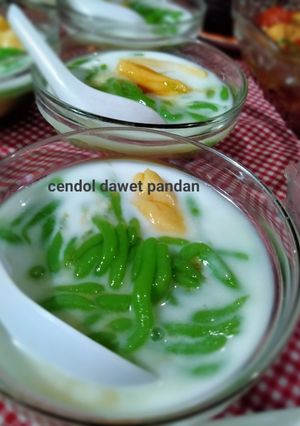 Foto resep Cendol dawet pandan Anti Gagal