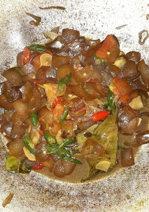Foto resep Tumis Kikil cabe ijo