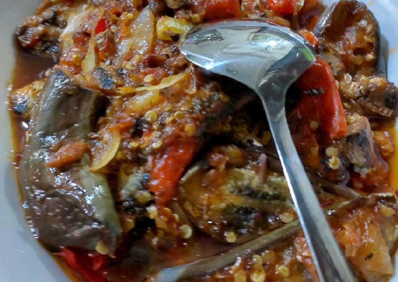 Terong Sarden sambal bawang