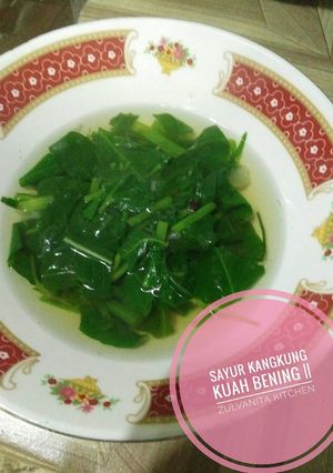 Foto resep Sayur kangkung kuah bening