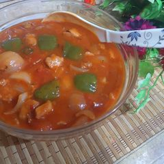 A picture of Chicken shashlik.