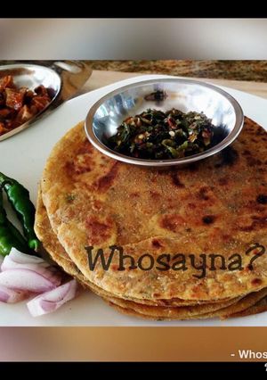 A picture of Whosayna’s Thepla.