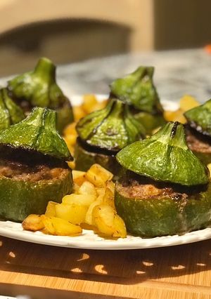 Foto di Zucchine tonde ripiene