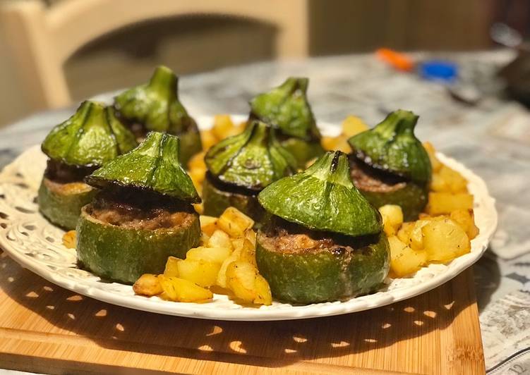 Zucchine tonde ripiene