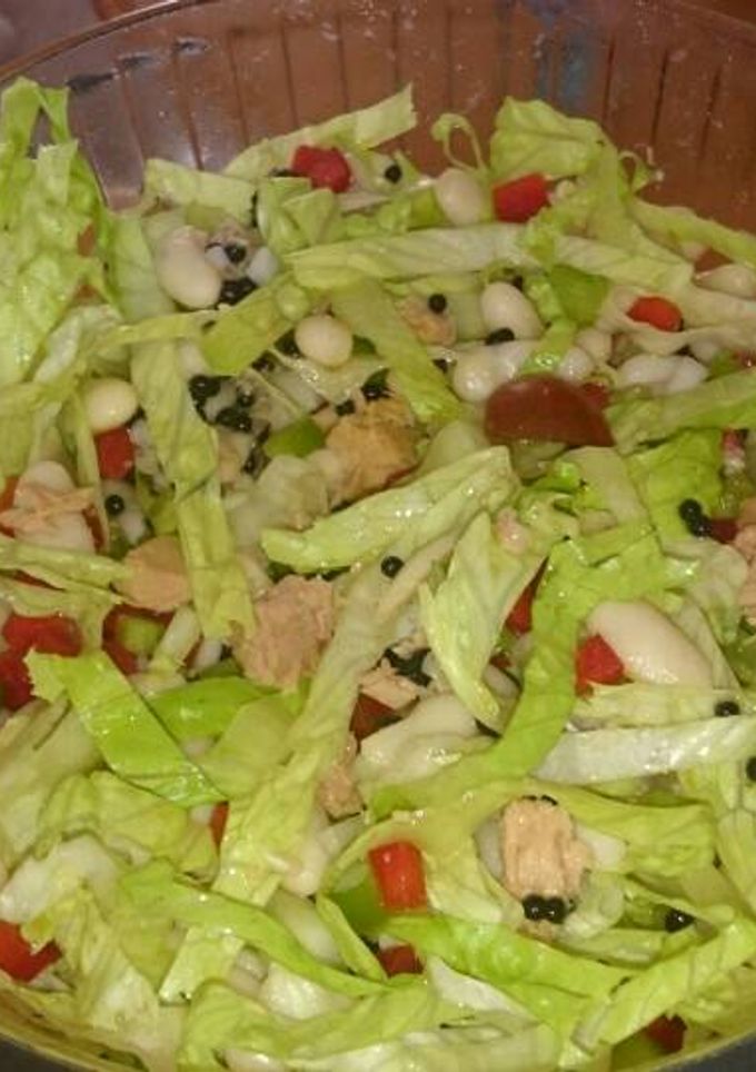 Una foto de Ensalada de alubias