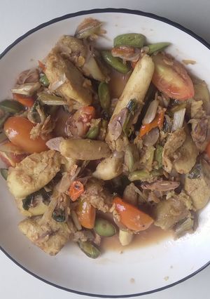 Foto resep Oseng Tebu Telur / Terubuk khas betawi