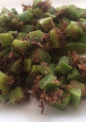 Una foto de Nopalitos con Carne Seca