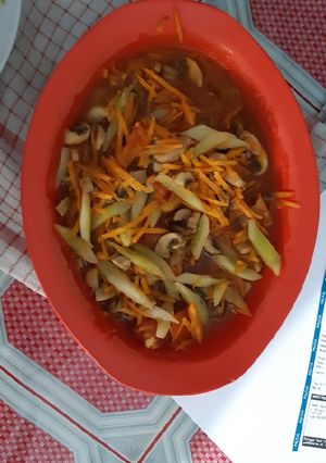 Foto resep Kuah jamur Asam manis