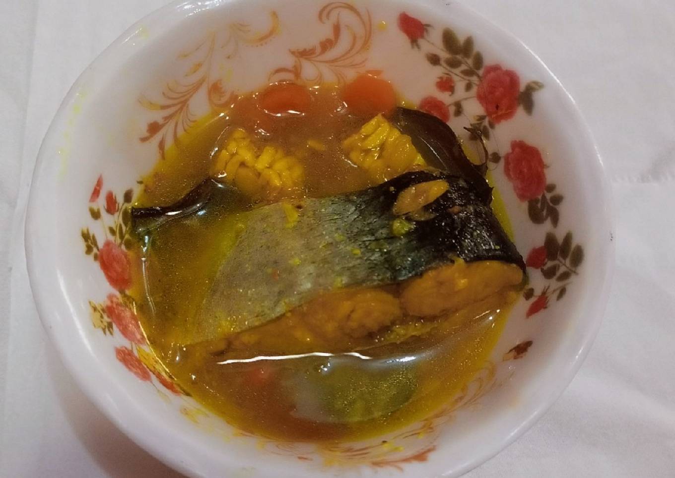 Ikan patin bumbu kuning, MPASI 1, 7 bulan