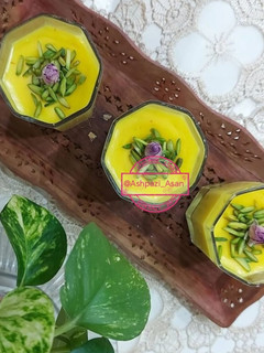 عکسی از دستور دنت زعفرانی دسر مجلسی فوری 🍮
