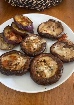 Foto resep Mushroom and Eggplant Mozza grill byTia