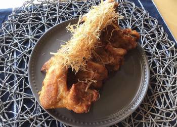 How to Make Tasty  Thai Recipe Chicken  Fried Chicken With Crispy Lemongrass ThaiChef Food