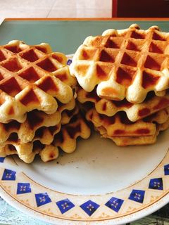 Φωτογραφία της συνταγής Βελγικές βάφλες - gaufres de Bruxelles