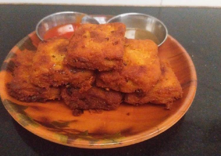 Recipe of Homemade Besan and suji tikki