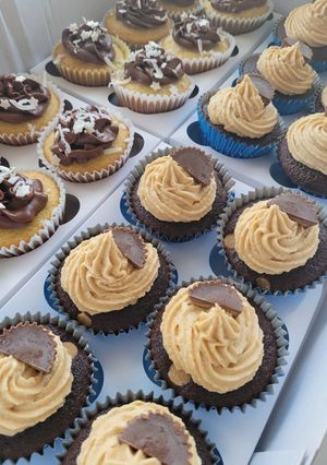 Foto di Cupcakes cioccolato e burro di arachidi