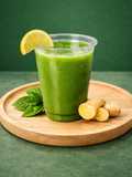 Scent Leaf and Ginger Juice