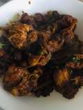 Black channa chicken roast