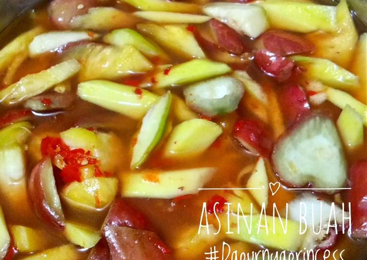 Bahan Asinan buah segar | Resep Bumbu Asinan buah segar Yang Lezat