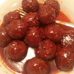 A picture of Easy BBQ Meatballs Crockpot.
