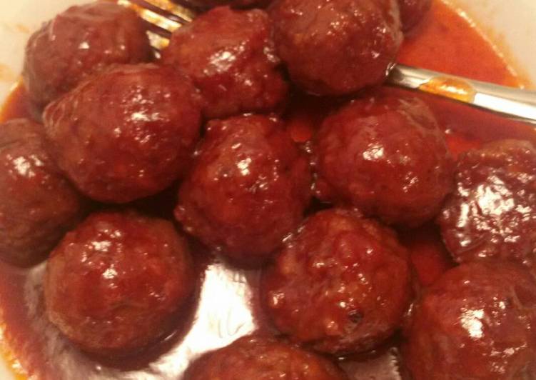 Simple Way to Make Perfect Easy BBQ Meatballs Crockpot