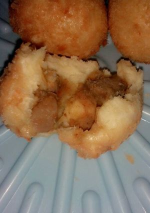 Foto resep Roti goreng isi ati ayam ala ala