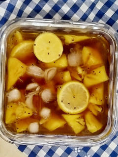 Foto resep Es setup nanas selasih