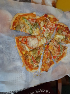 Una foto de Pizza casera