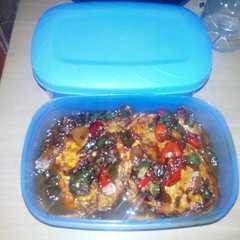 รูปของ Telur bumbu kecap pedas