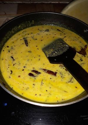 A picture of Rajasthani kadhi.