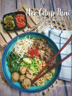 Gambar Mee Celup Thai (Thai Boat Noodle)