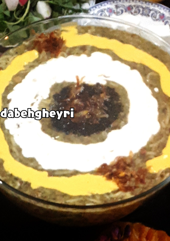 عکسی از دستور آش رشته