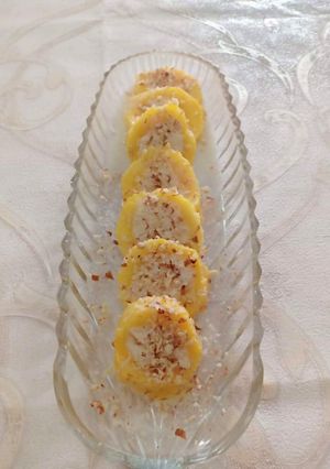 A picture of Mango Stuffed Kulfi Recipe.