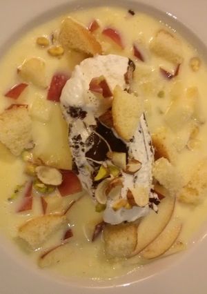 A picture of Nutty Apple Custard.